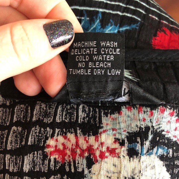 SOLDCitron Santa Monica Silk Asian Floral Print Bl - Picture 10 of 11